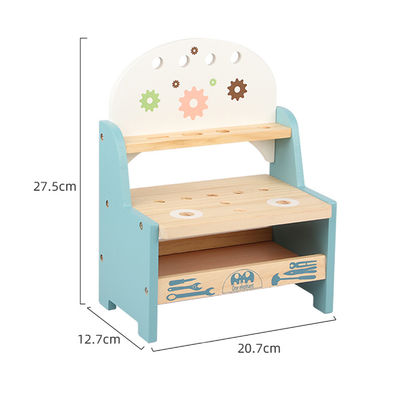 Parent Child InteractiveWooden Workbench أدوات لتنمية الذكاء
