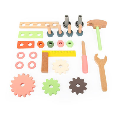Parent Child InteractiveWooden Workbench أدوات لتنمية الذكاء
