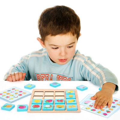 ODM Children'S Montessori Wooden Puzzle Board لعبة