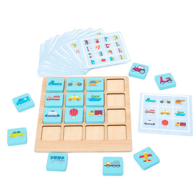 ODM Children'S Montessori Wooden Puzzle Board لعبة