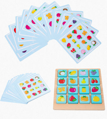 ODM Children'S Montessori Wooden Puzzle Board لعبة